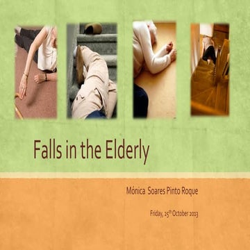 Falls in the Elderly