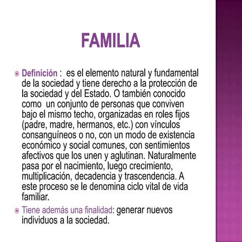 Familia diapositivas