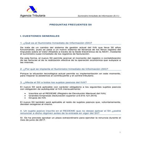 Preguntas Frecuentes SII