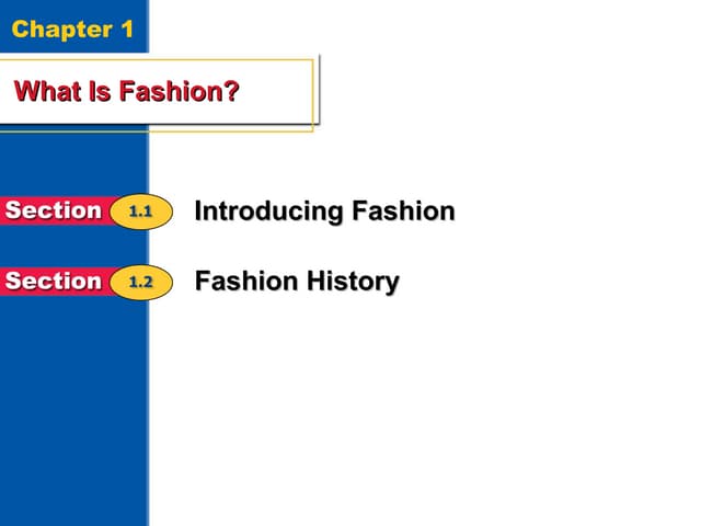 Fashion basics slideshare