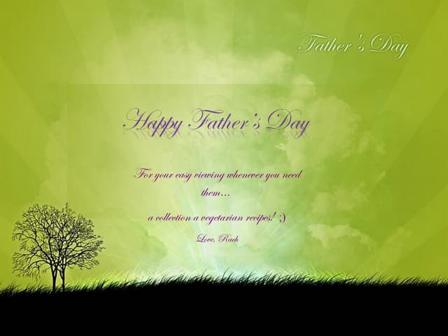 Father's Day Recipes