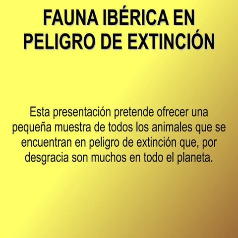 Fauna ibérica