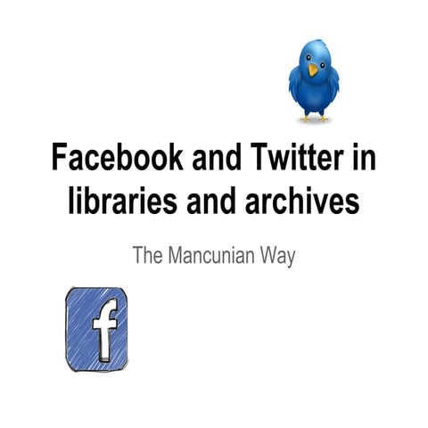 Facebook and Twitter in libraries