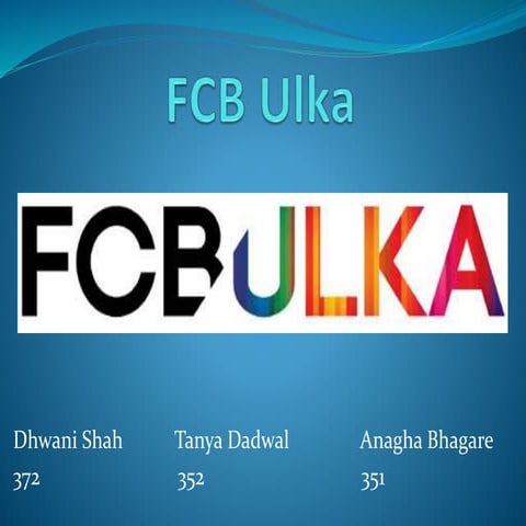 FCB ULKA Advertising Agency
