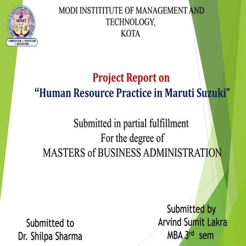 Fdocuments.in maruti suzuki-hr-practices