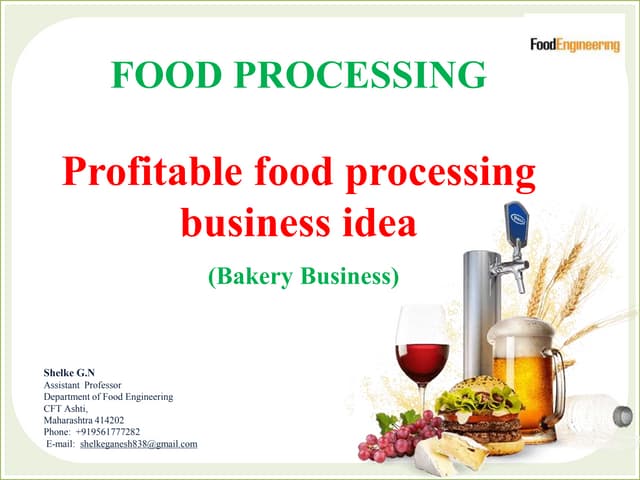 Profitable food processing  business idea  (Bakery Business)