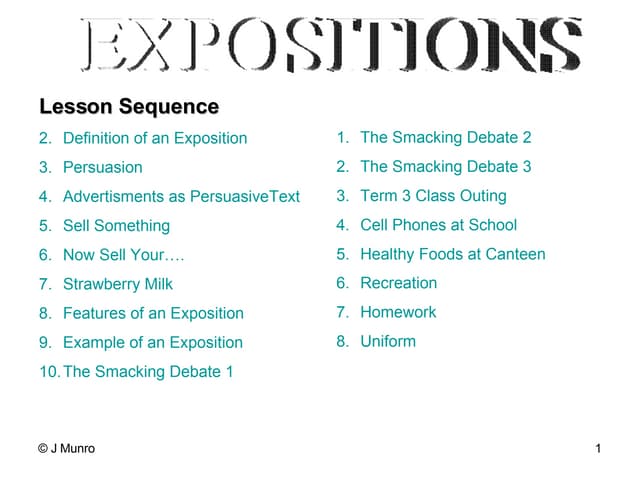 Features Of Persuasive Writing