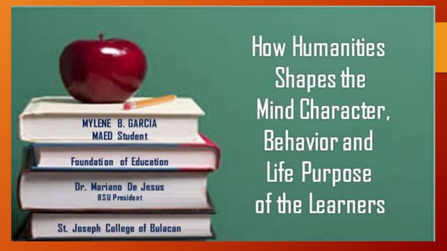 Foundation of Education"_ humanities shapes learner