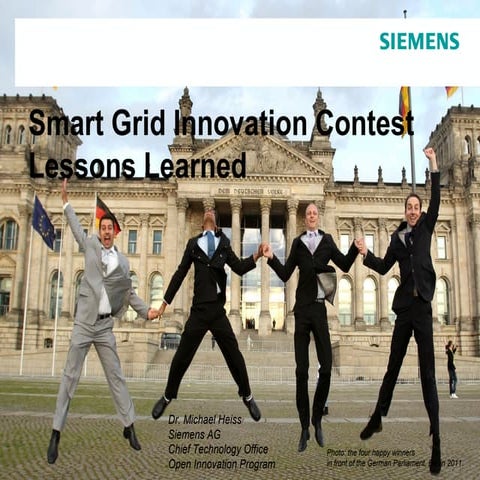 Lessons Learned from the Siemens Smart Grid Innovation Contest