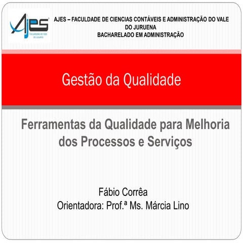 Ferramentas da Qualidade