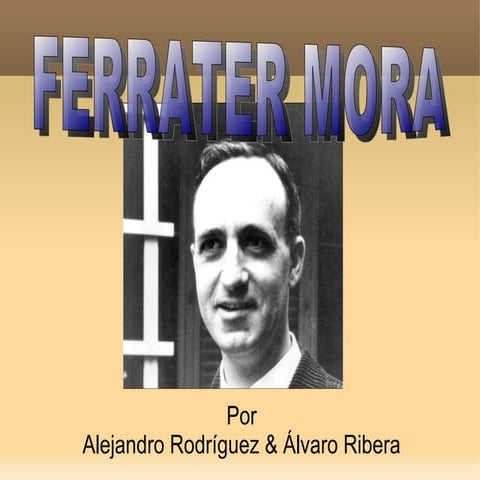 Ferrater mora