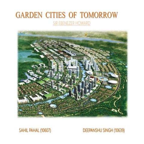 Garden Cities of Tommorow by Sir Ebenezer Howard