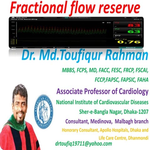 fractional flow reserve FFR dr md toufiqur rahman FSCAI FAHA FAPSIC