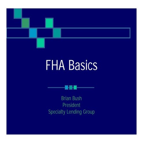 FHA Basics