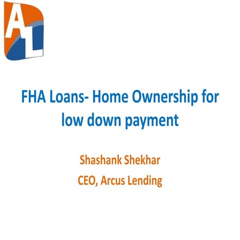 FHA Loans- The Basics
