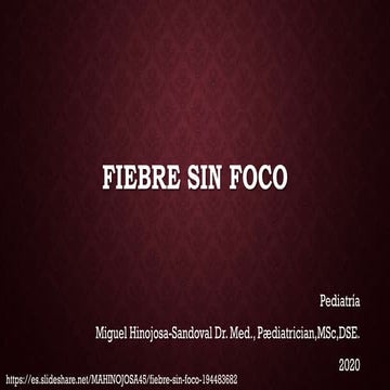Fiebre sin foco v2.0 2020