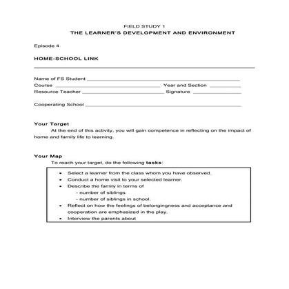 Field study 1(episode 4)