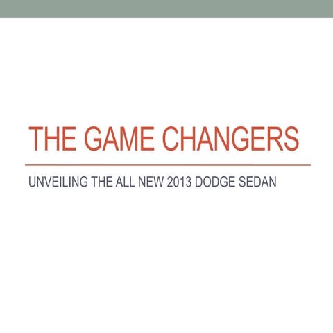 Strategy Works Campaign: Dodge Dart