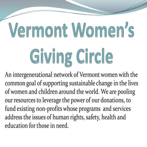 Sex Trafficking Issues December  2011 giving circle pppresentation