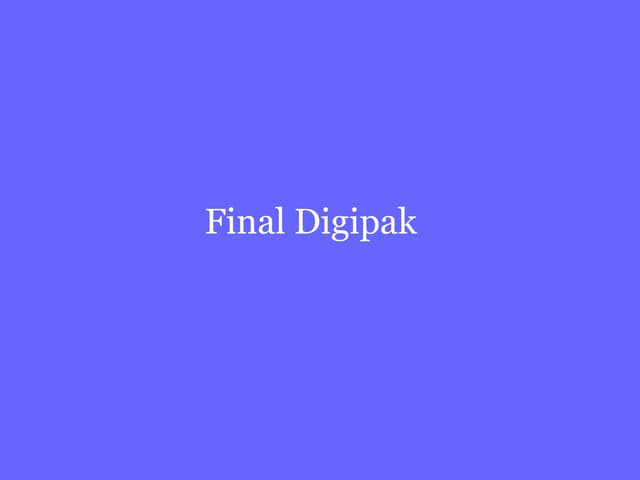 Final digipak