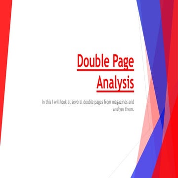 Final double page analysis