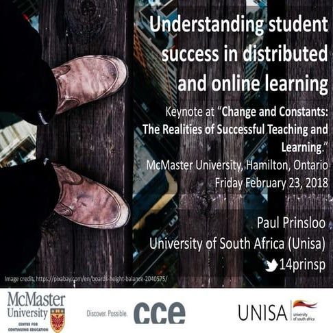 Understanding student success in distributed and online learning