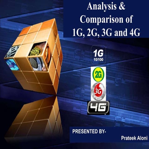 Analysis of 1G, 2G, 3G & 4G
