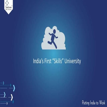 TeamLease Skills University- Putting India to Work