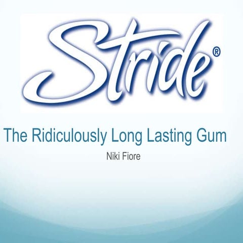 Stride Gum Digital Marketing Campaign
