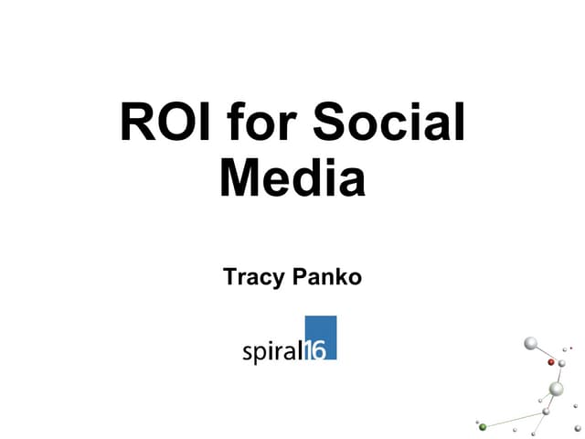 Social Media ROI