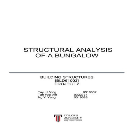 Final structure report