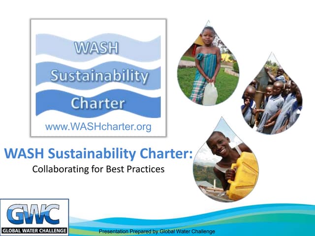 WASH Sustainability Charter: Collaborating for Best Practices
