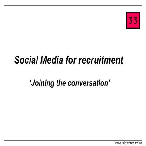 Breakfast with The FIRM - Social media for Recruitment