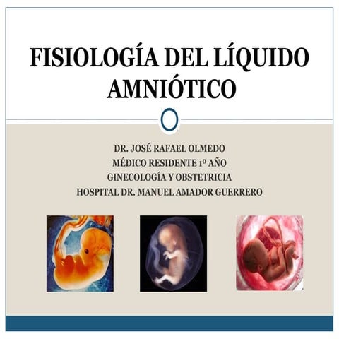 Fisiología del líquido  amniótico