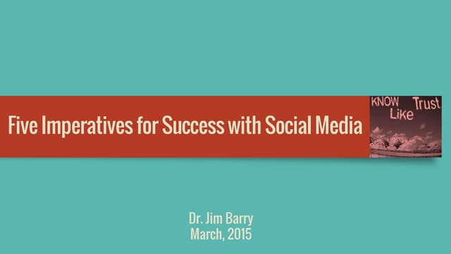 Developing Thought Leadership through Networking Tactics and Content