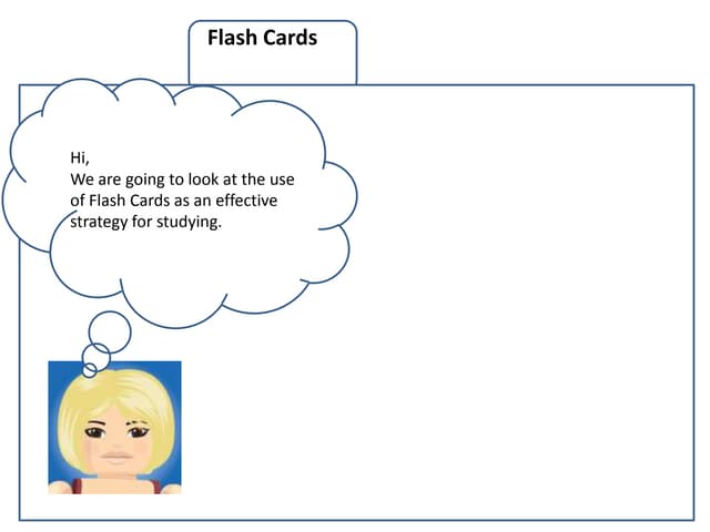 Flash cards