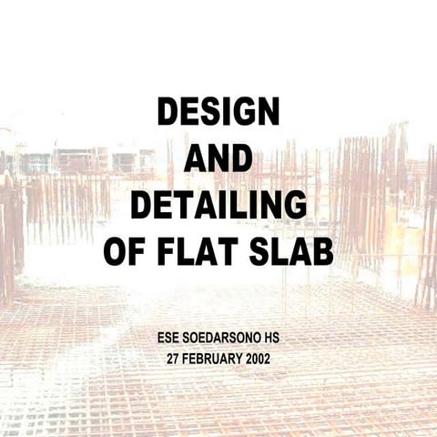 Flat slab design