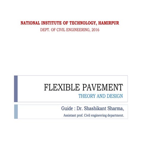 Flexible pavement presentation