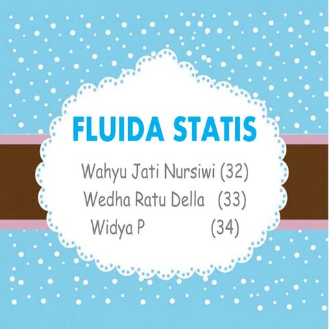 Fluida Statis (PPT)