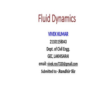 FLUID DYNAMICS [EQUATIONS OF MOTION].pptx