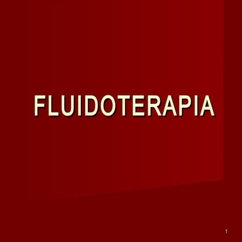Fluidoterapia 2013