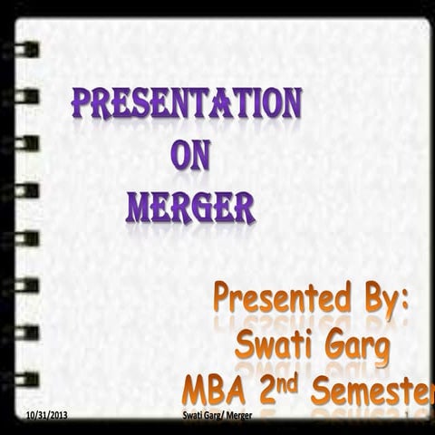 Merger and acquisition ppt