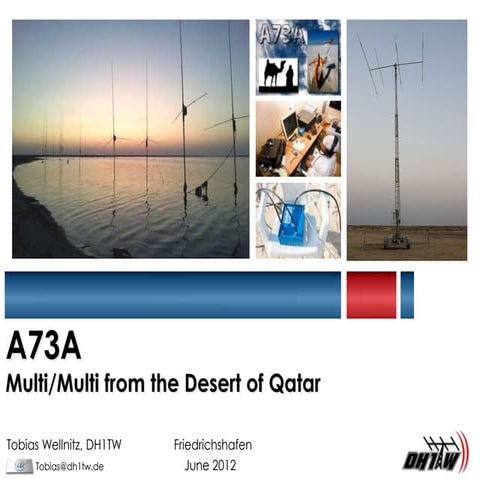 A73A CQWW 2012 Contest operation from the Desert of Qatar