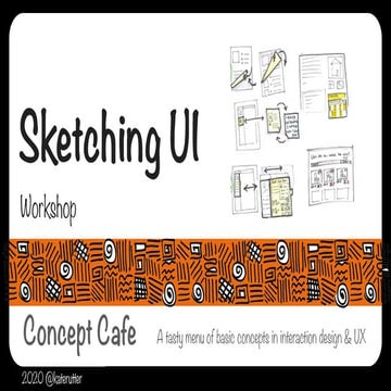 UX Foundations : Sketching UI