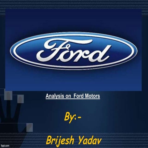 Ford motors ppt