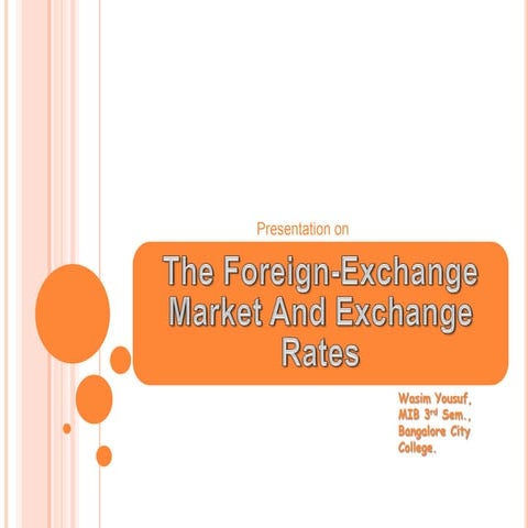 Foreign exchange market