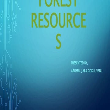 Forest resources