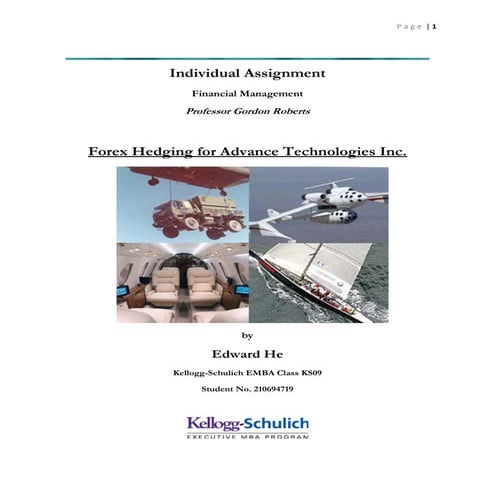 Forex Hedging - Advance Technologies   Jul 2010