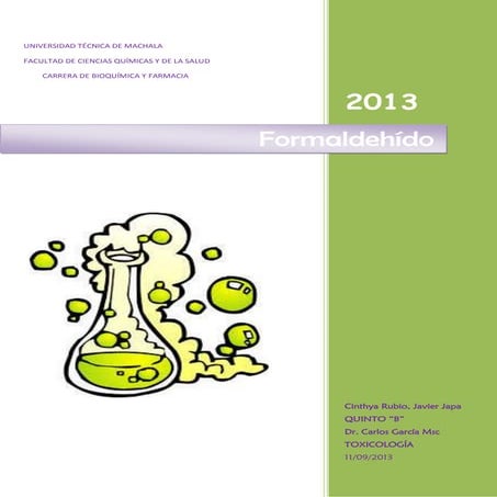 Formaldehido terminado