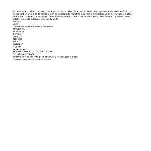 FORMATO OBSERVADOR DEL ESTUDIANTE